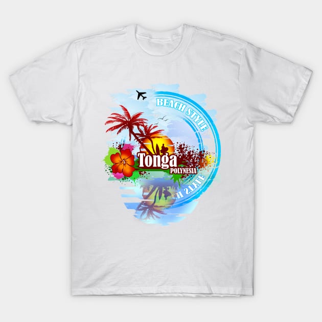 Tonga Polynesia T-Shirt by dejava